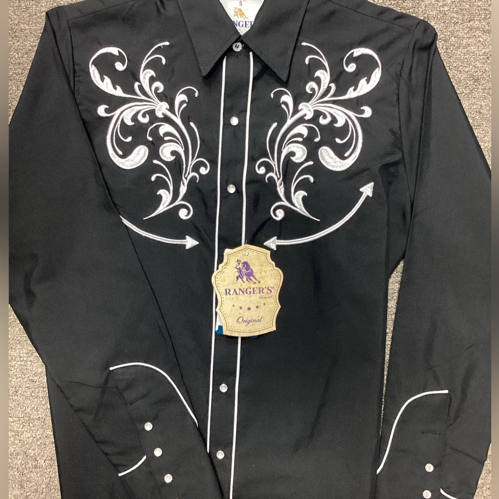Rangers Fitted Men’s Western Shirt